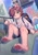 Size: 2007x2836 | Tagged: artist:xiao langao, cat, felid, anthro, boy, cub, male, plantigrade, solo boy, solo cub, solo male, young, digital, safe, backpack, brown hair, claws, clothing, fur, green eyes, hoodie, kemono, kemoshota, pawpads, paws, shorts, solo, tan fur