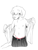 Size: 537x700 | Tagged: artist:marimo manmosu, bird dog, canid, dog, hunting dog, labrador, mammal, retriever, anthro, boy, cub, male, solo boy, solo cub, solo male, young, suggestive, blushing, clothing, fur, nipples, simple background, solo, thong, underwear, undressing, white background