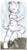 Size: 547x1000 | Tagged: artist:nama_ride, big cat, felid, mammal, tiger, anthro, boy, cub, male, solo boy, solo cub, solo male, young, safe, butt, fur, kemono, kemoshota, nude, purple eyes, solo, stripes, tail, white fur