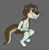 Size: 1400x1416 | Tagged: artist:catboyjail, mammal, mustelid, otter, anthro, boy, cub, cub focus, femboy, male, solo boy, solo cub, solo male, young, colored, digital, flat colored, suggestive, arm warmers, bulge, clothing, socks, solo, solo focus, thigh highs, underwear